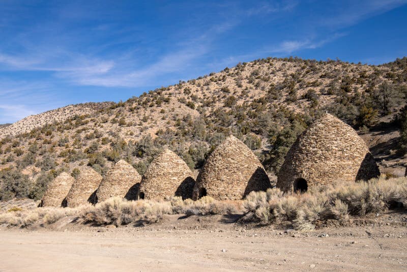 Charcoal Kilns in Death Valley Editorial Stock Image Image of