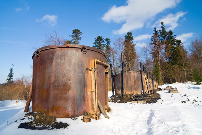 Charcoal retort stock image. Image of charcoal, coal 31567427