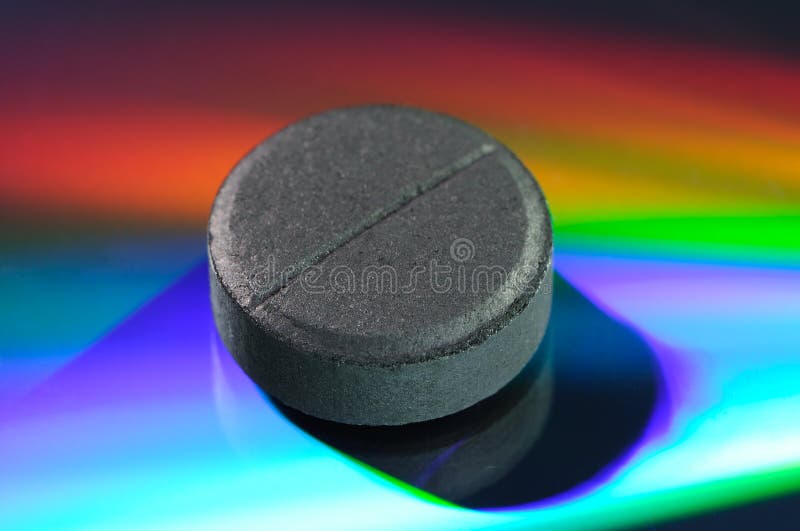 Charcoal tablet stock image. Image of medication, prescription 17731289