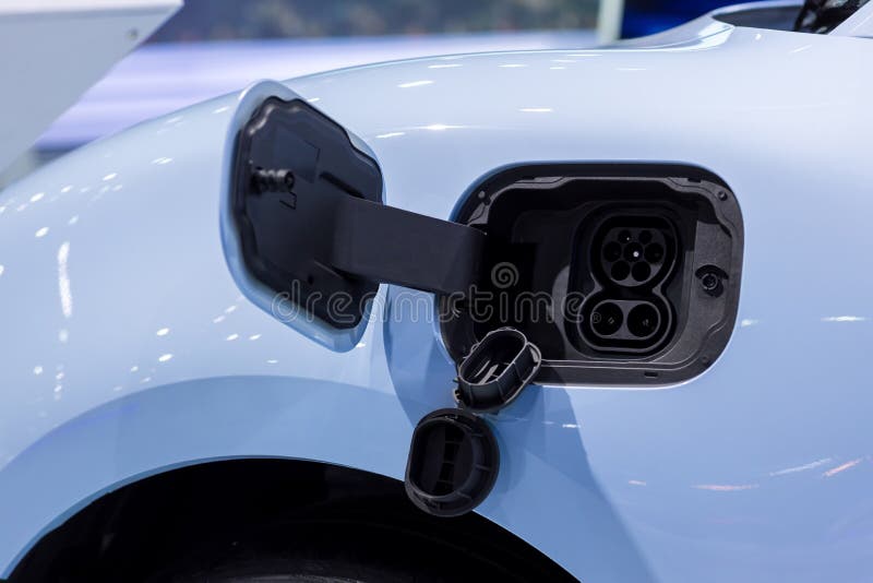 charge-port-on-an-electric-car-ev-charging-port-on-electric-car