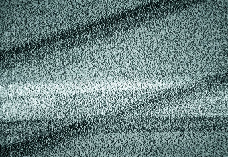 Charge statique réelle de TV photo stock Charge statique réelle de TV photo stock