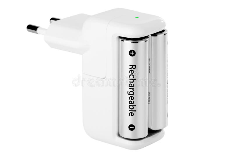 Charger with Batteries royalty free stock images