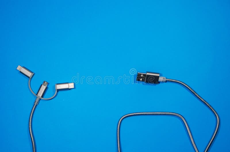A charging phone cable stock photo. Image of charger 144582534