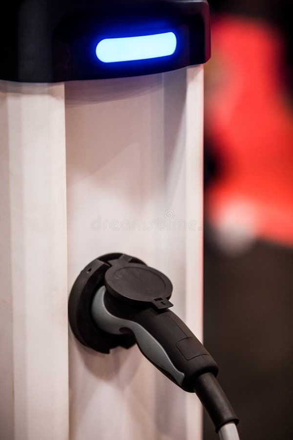Charging Plug for an Electric Car Stock Image Image of industry
