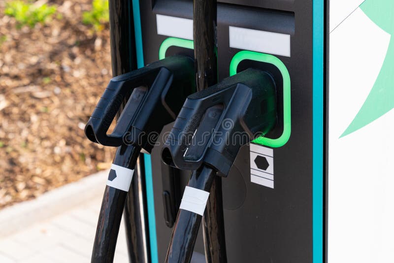 Charging Station for Electric Vehicles Stock Image Image of fuel