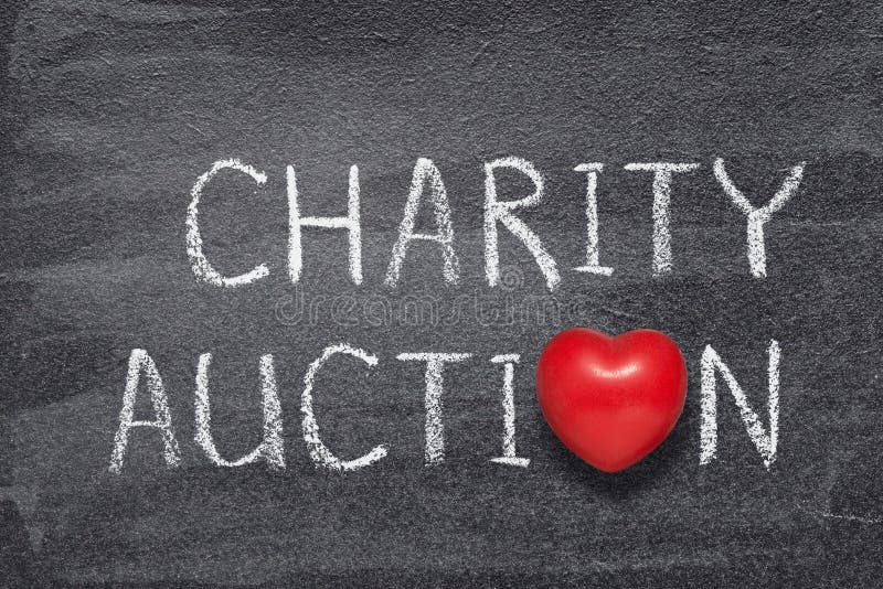 Charity auction heart