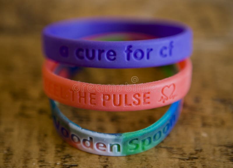 Charity wristbands stock photo. Image of cystic, life 11798954
