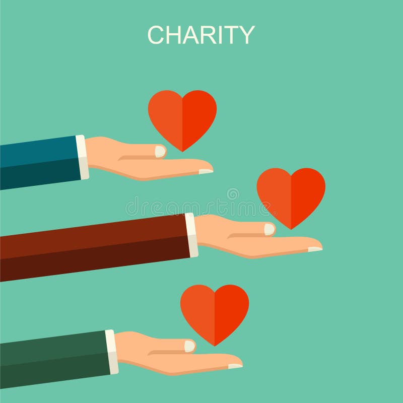 Charité de vecteur et concept de donation Illustration de bannière avec les icônes sociales de charité et de donation et les symb illustration de vecteur Charité de vecteur et concept de donation Illustration de bannière avec les icônes sociales de charité et de donation et les symb illustration de vecteur