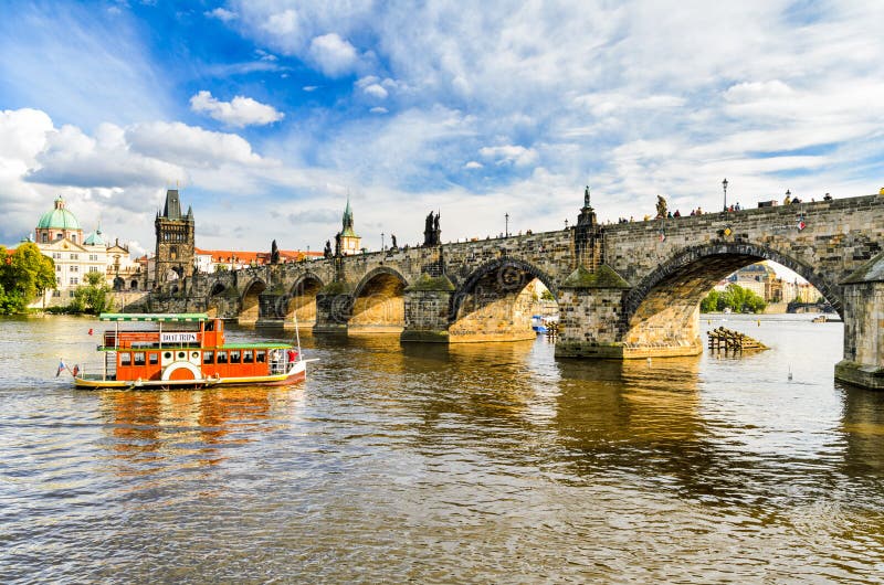 Charles Bridge in Prague, Czech Republic