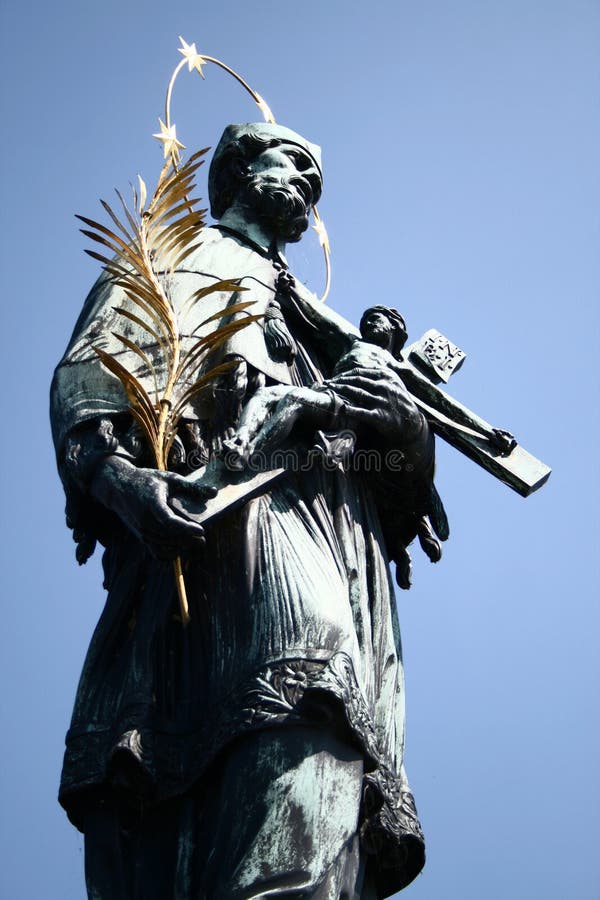 The Charles bridge statue