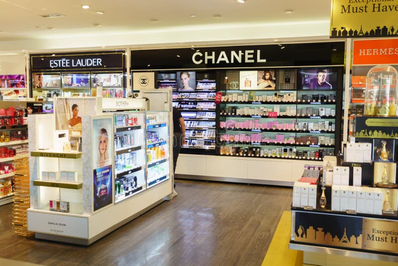 Perfume Duty Free Shopping Charles De Gaulle Airport Paris France ...