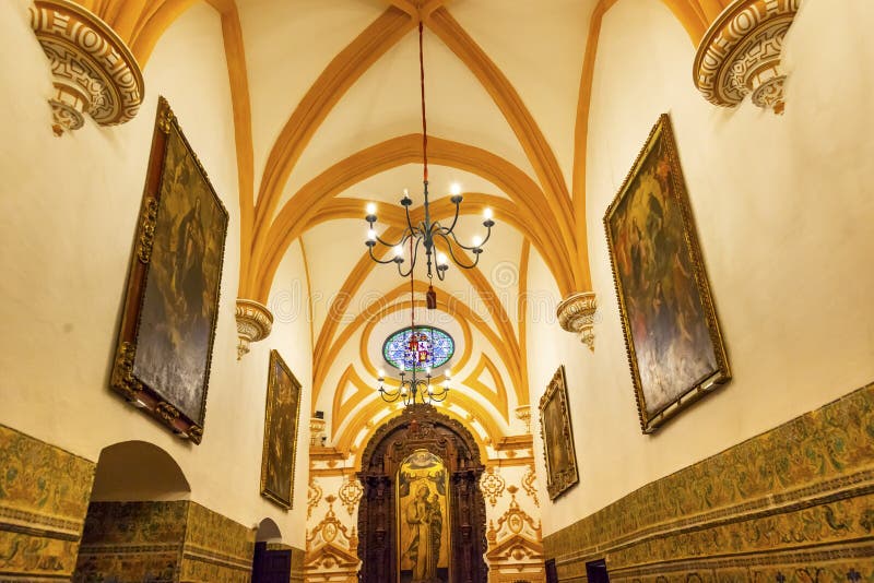 Charles V Room Alcazar Royal Palace Seville Spain Stock Image - Image ...