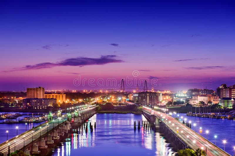 Charleston Skyline stockfoto Charleston Skyline stockfoto