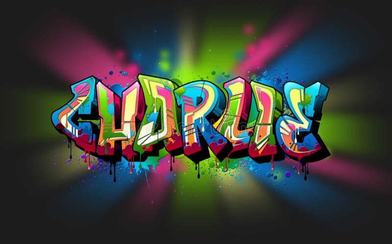 Charlie Name Text Graffiti stock illustration. Illustration of cartoon - 188268178 Charlie Name Text Graffiti stock illustration. Illustration of cartoon - 188268178