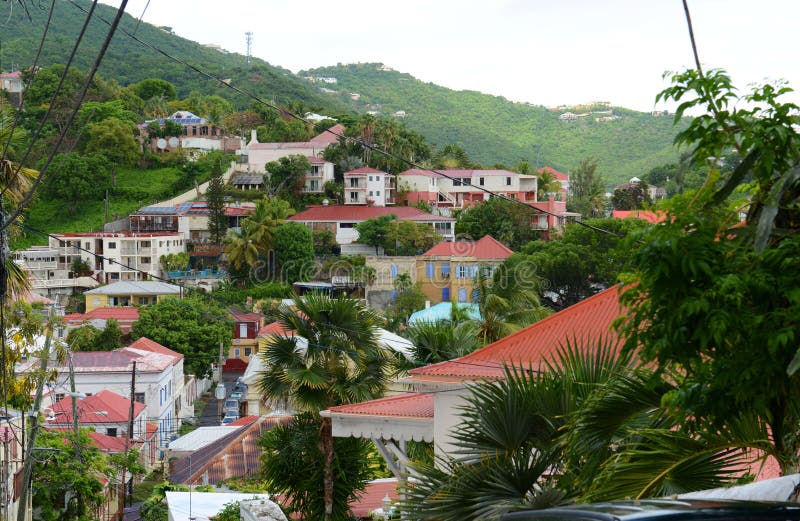 Charlotte Amalie, san Thomas Island, Isole Vergini americane fotografie stock libere da diritti Charlotte Amalie, san Thomas Island, Isole Vergini americane fotografie stock libere da diritti