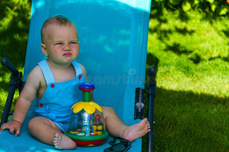 Charming caucasian baby boy stock image Charming caucasian baby boy stock image
