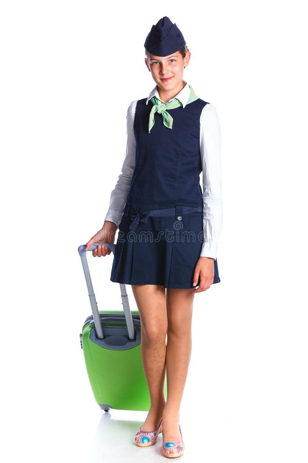 Charming Girl Stewardess