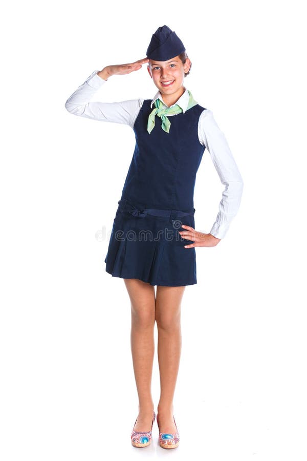 Charming Girl Stewardess