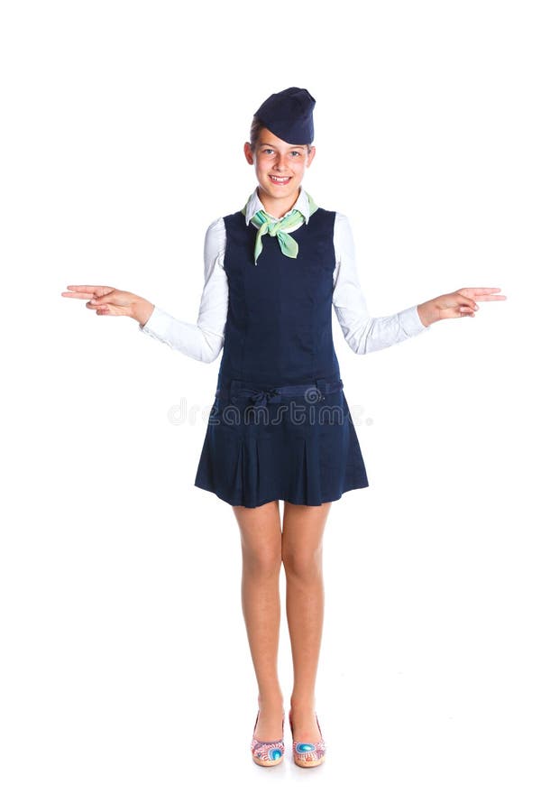 Charming Girl Stewardess