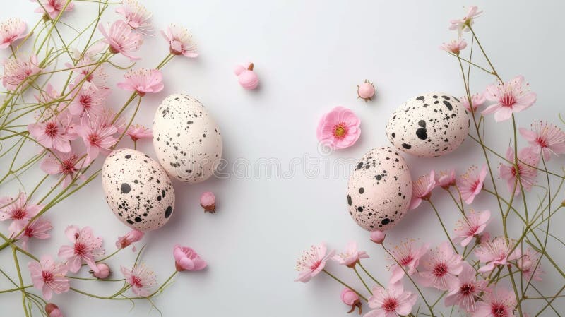 A charming, minimalistic frame that enhances your Easter photos with its simple elegance royalty free stock photos