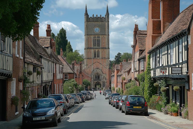A charming view of Wantage, highlighting its historical sites and community.