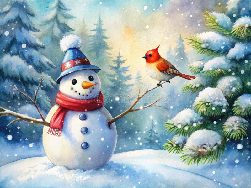 Cozy Cardinal Holiday Card Cozy Cardinal Holiday Card