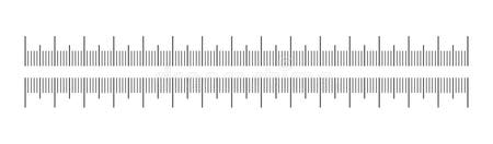 Chart 15 Centimeters. Metric Ruler. Scale for Ruler in Centimeters