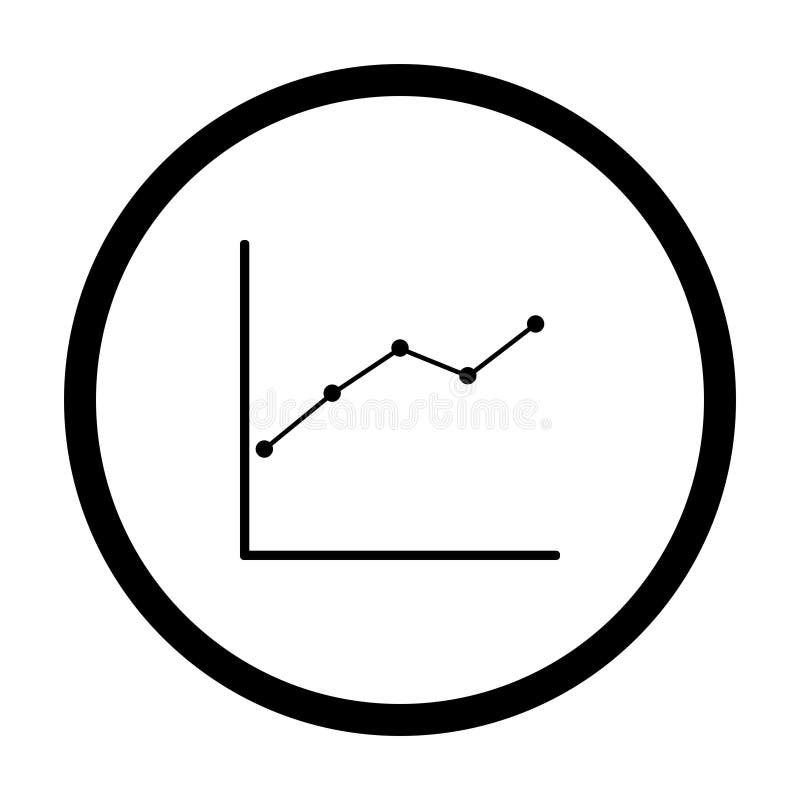 Chart and circle stock vector. Illustration of dots 228789841