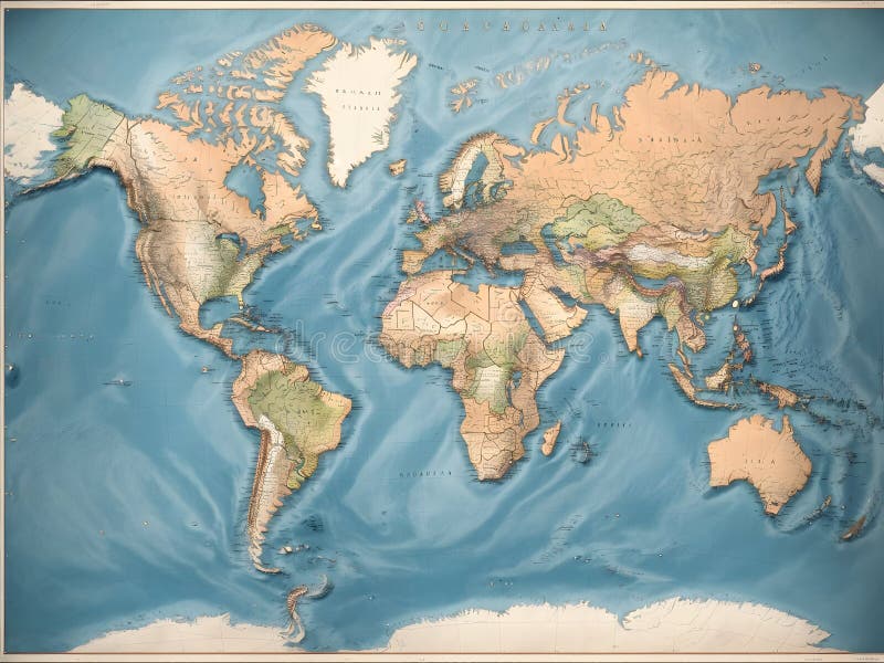 Vector Atlas: Explore the World with Precision and Clarity Stock 