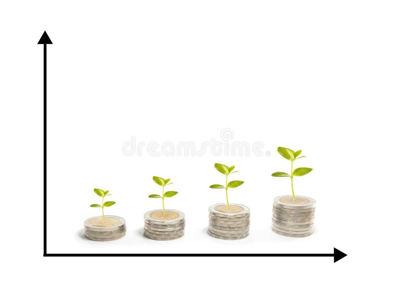 Chart of growth plants stock photo. Image of white, plants 57181262