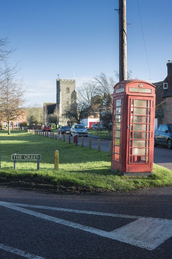 Chartham Village Green, Kent, het UK royalty-vrije stock foto's Chartham Village Green, Kent, het UK royalty-vrije stock foto's