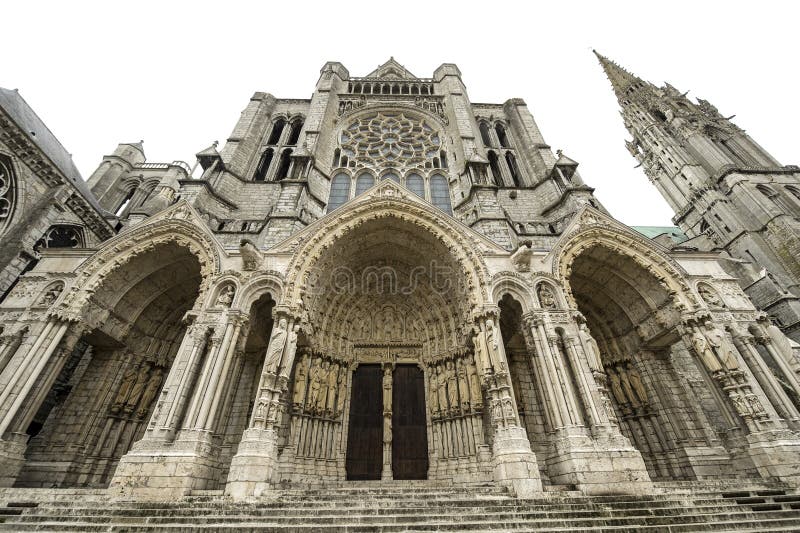 Chartres - Cathedral facade