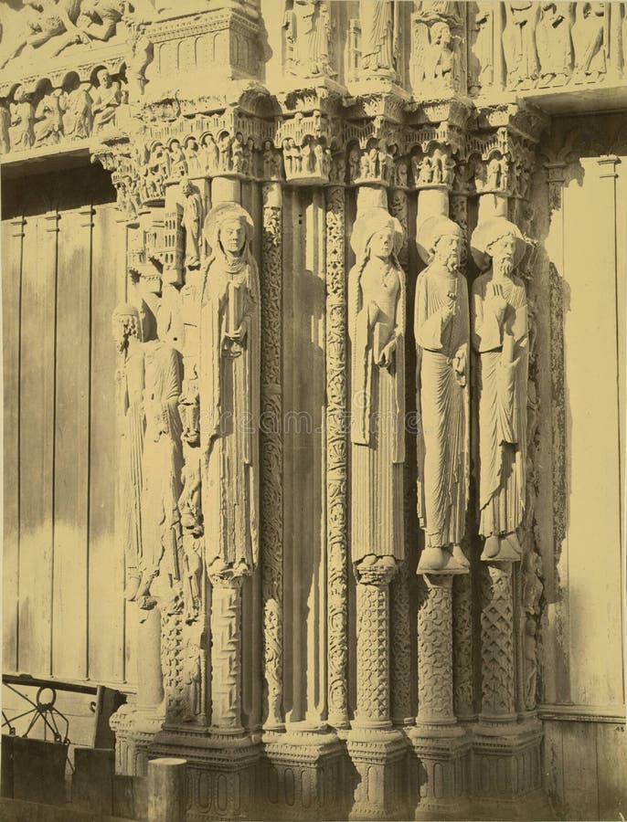 Chartres Cathedral. Jamb Figures Picture. Image 221400878