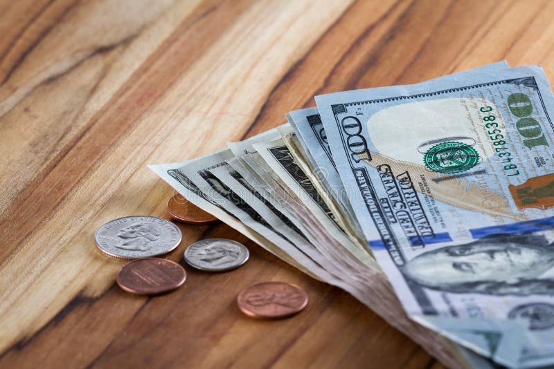 Chash money on a table stock photo. Image of america - 67394626