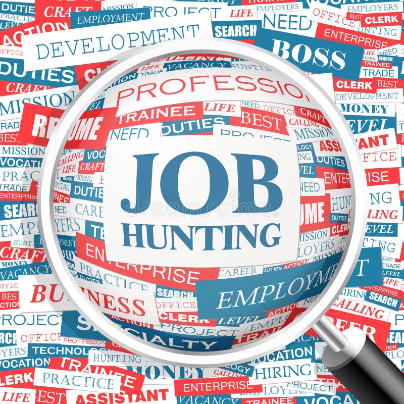 CHASSE DE TRAVAIL illustration libre de droits CHASSE DE TRAVAIL illustration libre de droits