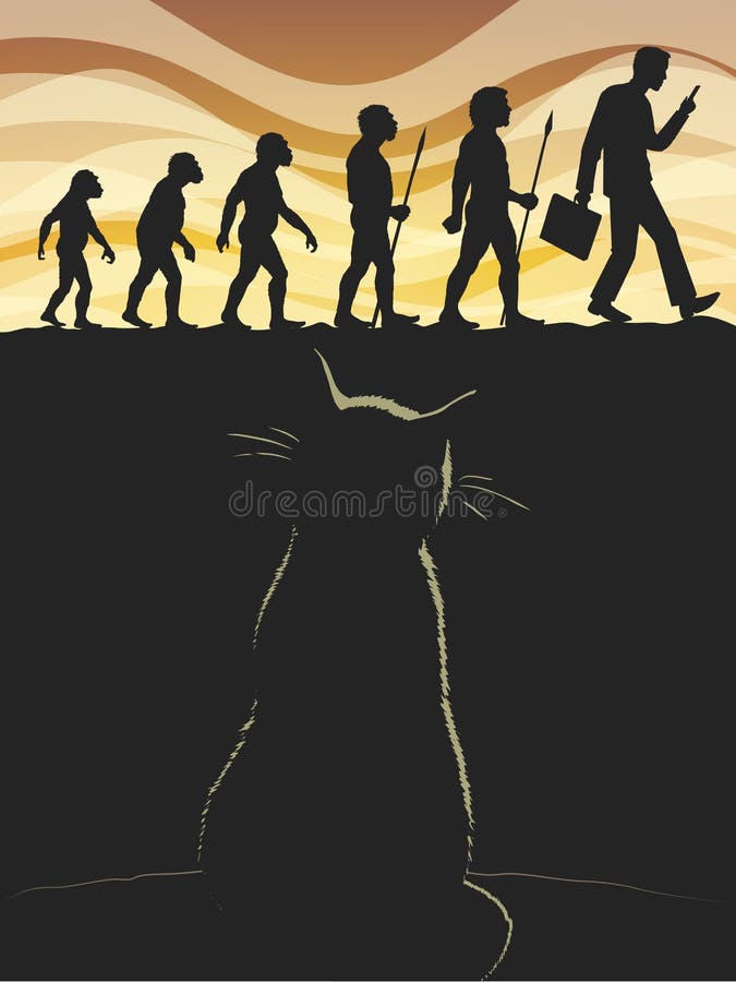  Chat illustration libre de droits