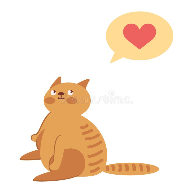 Chat Avec Le Coeur En Nuage De Pens E Illustration De Vecteur Illustration Du Avec Chat Chat Avec Le Coeur En Nuage De Pens E Illustration De Vecteur Illustration Du Avec Chat
