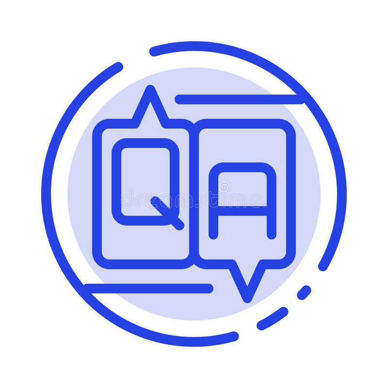 Chat, Comment, Education, Message Blue Dotted Line Line Icon stock illustration Chat, Comment, Education, Message Blue Dotted Line Line Icon stock illustration