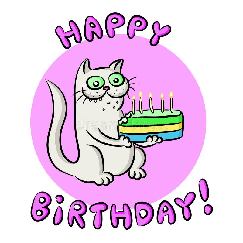 Chat De Joyeux Anniversaire Illustration De Vecteur Illustration De Vecteur Illustration Du Vecteur Illustration Chat De Joyeux Anniversaire Illustration De Vecteur Illustration De Vecteur Illustration Du Vecteur Illustration