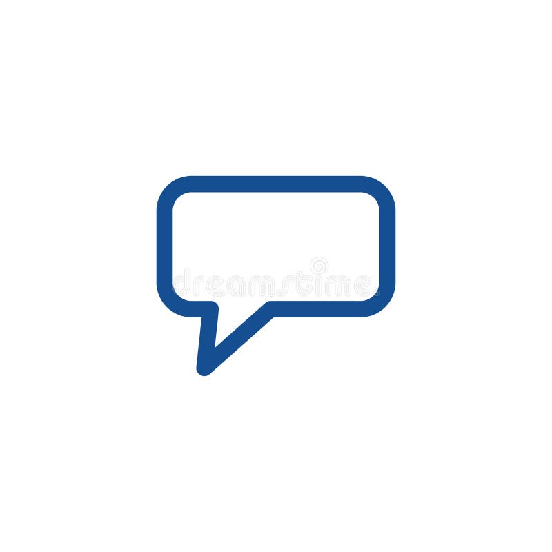 Chat icon vector. Chat Icon in trendy flat style. Speech bubble symbol for web design. Vector illustration isolated on white stock illustration Chat icon vector. Chat Icon in trendy flat style. Speech bubble symbol for web design. Vector illustration isolated on white stock illustration