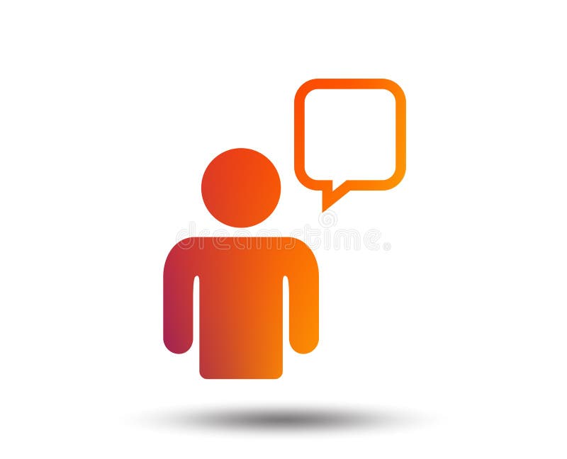 Chat sign icon. Speech bubble symbol. vector illustration