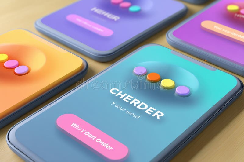 Chatbot Confirms Order Through Colorful User Interface on Modern Smartphone in User-Friendly Design Generative AI royalty free stock photos
