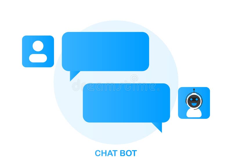 Chatbot Icon Concept, Chat Bot or Chatterbot. Robot Virtual Assistance ...