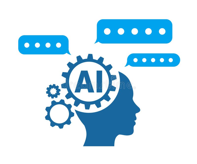 Chatbot icon for support service concept, smart AI technology assistant, artificial Intelligence message for chatbot by Open AI vector illustration