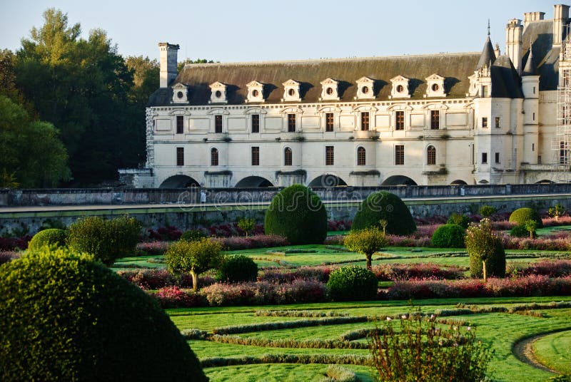 Chateau Chenonceau - Loire Valley, Francia immagini stock Chateau Chenonceau - Loire Valley, Francia immagini stock