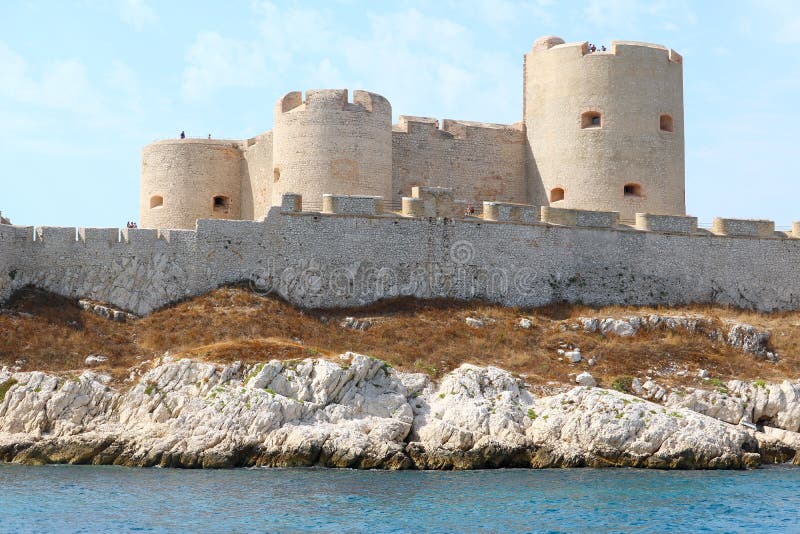 Chateau D ` als, Marseille Frankrijk royalty-vrije stock fotografie Chateau D ` als, Marseille Frankrijk royalty-vrije stock fotografie