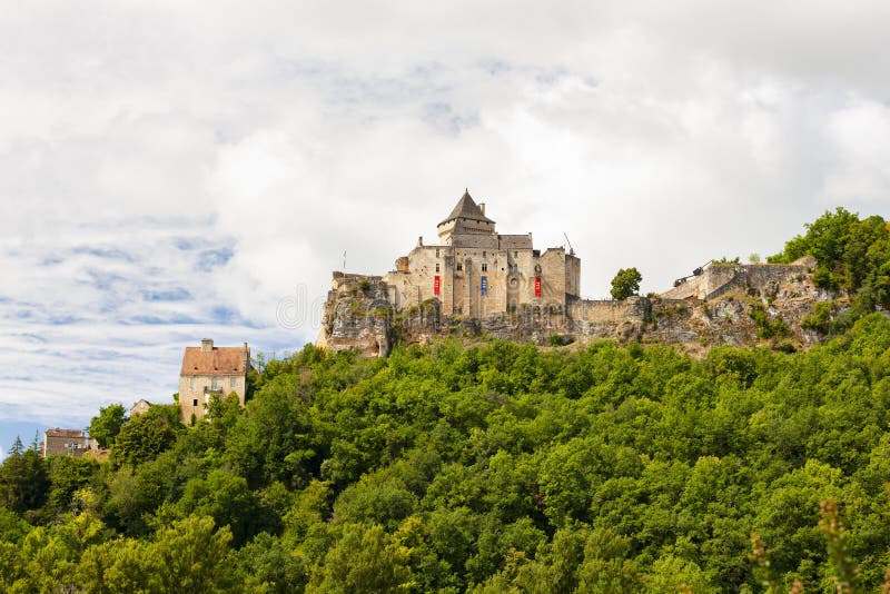 Chateau de Castelnaud, Dordogne, Aquitaine, Frankrike