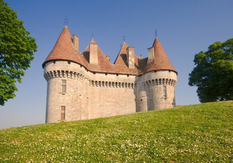 Chateau de Monbazillac, Perigord, France photographie stock Chateau de Monbazillac, Perigord, France photographie stock