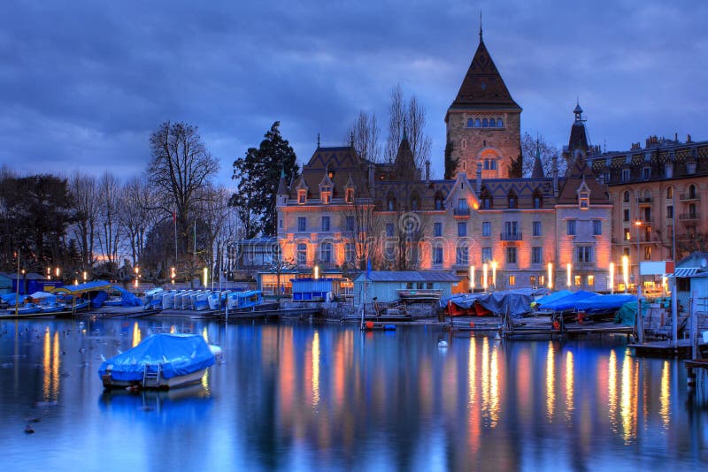 Chateau dOuchy, Lausanne, Switzerland