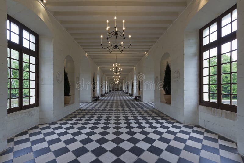 chateauchenonceau de royaltyfria foton chateauchenonceau de royaltyfria foton